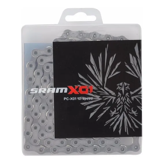 Corrente Sram X01 Eagle Prata 12v Xx1 Gx C/ Foto 1