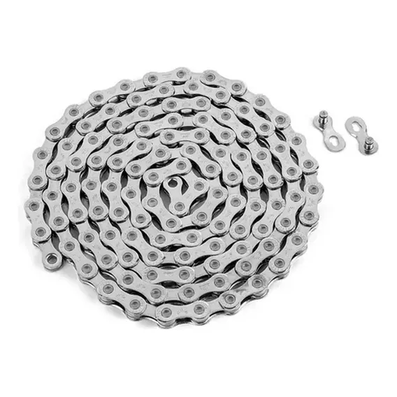 Corrente Sunrace Sr-cnm94 116 Elos 9 Velocidades Bike Mtb Cor Prateado Foto 1