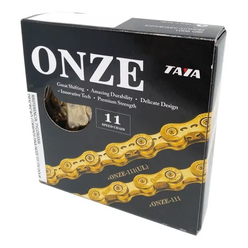 Corrente Taya Gold ( Dourada ) 116 Elos 11v Modelo Onze-111 Foto 1