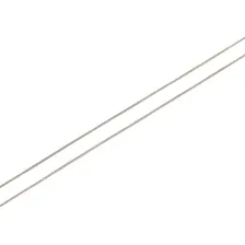 Corrente Veneziana Em Ouro Branco 18k 60cm 0,50mm Foto mini 2