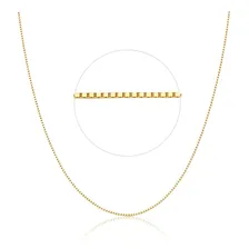 Corrente Veneziana Fina 45cm Ouro Amarelo 18k Foto mini  3