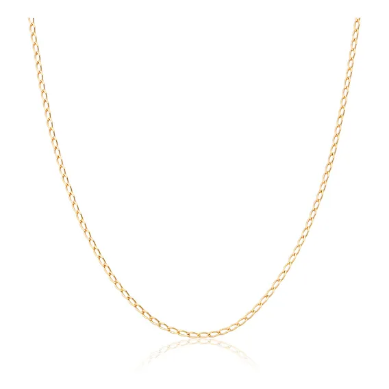 Corrente Veneziana Fina 45cm Ouro Amarelo 18k Foto 1