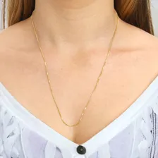 Correntinha Banhada Com 50cm Muito Delicada Elegante Moda Cor Dourado Foto mini 2