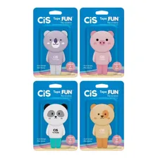 Corretivo Em Fita Cis Tape Fun Bichinhos Kit 4 Unidades Foto  mini 1