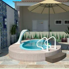 Corrimão Cinza Para Piscina Com Escada - Igui Foto mini 2