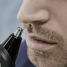 Cortador Aparador De Pelos Cabelo Nariz Orelhas Barba Bigode Cor Cinza 110V/220V Foto mini 4