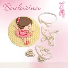 Cortador Bailarina 5,5cm Mod 7 (ballet) Foto mini  2
