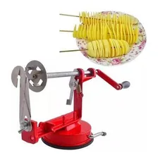 Cortador Batata Espiral Fatiador Maquina Batata Frita Foto mini 3