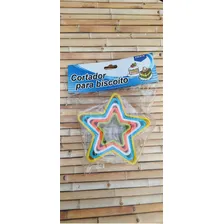 Cortador Biscoito Pasta Americana Estrela 5 Peças Foto mini 2