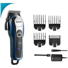 Cortador Cabelo Barba Máquina Profissional Prateado Foto mini 4