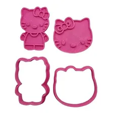 Cortador + Carimbo 3d P/biscoitos - Festa Hello Kitty Foto mini 2