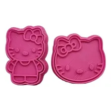 Cortador + Carimbo 3d P/biscoitos - Festa Hello Kitty Foto mini 1