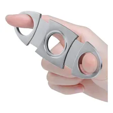 Cortador Charuto Profissional Aço Inox Manual Lamina - Luxo Foto mini 2