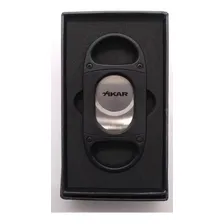 Cortador Charutos Xikar X8 Lâmina Dupla Resina Preto Foto mini 3
