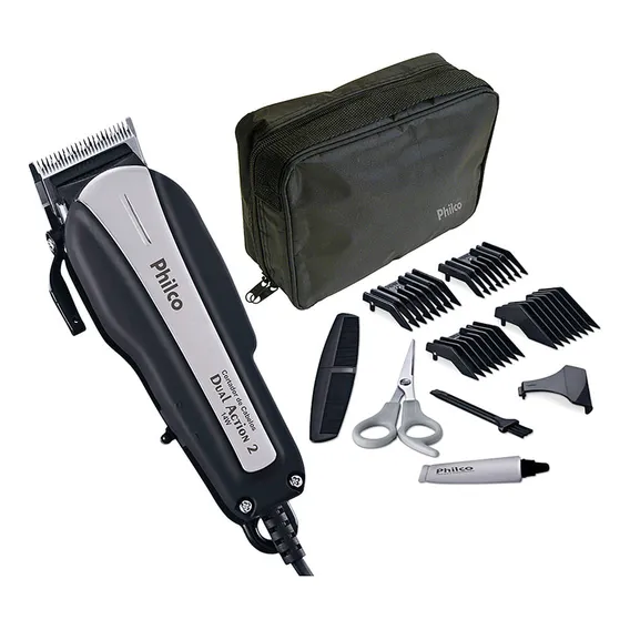 Cortador De Cabelos Dual Action Titanium 14W Philco Foto 1