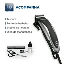 Cortador De Cabelos Hair Stylo Cr-02 Preto Mondial 220v Foto mini 4