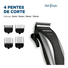 Cortador De Cabelos Hair Stylo Cr-02 Preto Mondial 220v Foto mini 2