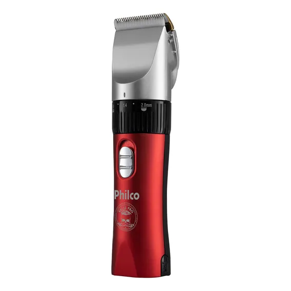 Cortador De Cabelos Philco Skull Pro Sf Lâmina Em Aço Inox E Cor Vermelho 110V/220V Foto 1