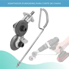 Cortador De Chapa Adaptador De Furadeira Tesoura De Chapa Foto mini 2