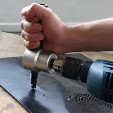 Cortador De Chapa Para Furadeira Manual - Leetools Cor Única Foto mini 3