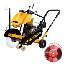 Cortador De Piso Asfalto 9hp Gasolina + Disco Diamantado Csm Foto mini 1