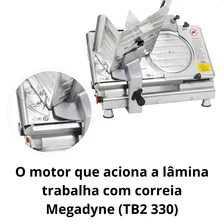 Cortador E Fatiador De Frios Elétrico Lâmina 250 Mm Bm17 Cor Prateado 110v/220v Foto mini 4