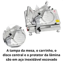 Cortador E Fatiador De Frios Elétrico Lâmina 250 Mm Bm17 Cor Prateado 110v/220v Foto mini  2