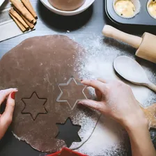 Cortador Estrela Inox Biscoito Massa Pasta Confeitar 3 Peças Foto mini 4
