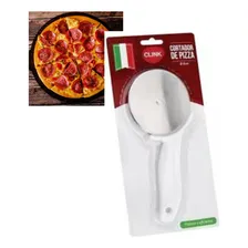 Cortador Fatiador De Pizza Massa Carretilha Profissional Aço Foto mini  2