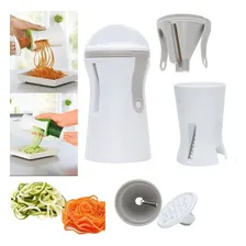 Cortador Fatiador Legumes Vegetais Espiral Espaguete Manual Foto mini 2