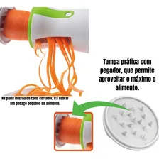 Cortador Fatiador Legumes Vegetais Espiral Espaguete Manual Foto mini 4