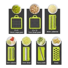 Cortador Fatiador Legumes Verduras Frutas Processador Foto mini  3