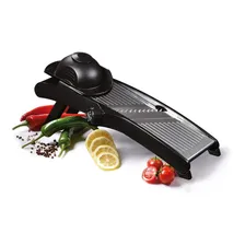 Cortador Fatiador Mandoline Com 5 Cortes Ecolumi Preto Foto mini  2