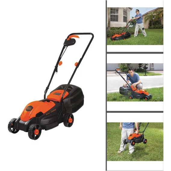Cortador Grama 32cm Black Decker 1200w Coletor 28 Litros Foto 1