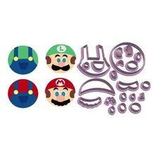 Cortador Kit Mario Cupcake 5cm Foto mini 1