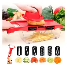 Cortador Legumes Mandolina Multifuncional Cozinha Alta Foto mini 4