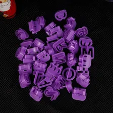 Cortador Letras E Números Alfabeto 40 Peças Foto mini 4