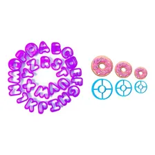 Cortador Letras-números-rosquinhas Para Donuts E Biscoitos Foto mini 1