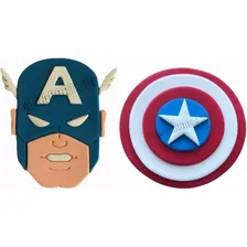 Cortador Modualdo -capitão America + Escudo Foto mini 1