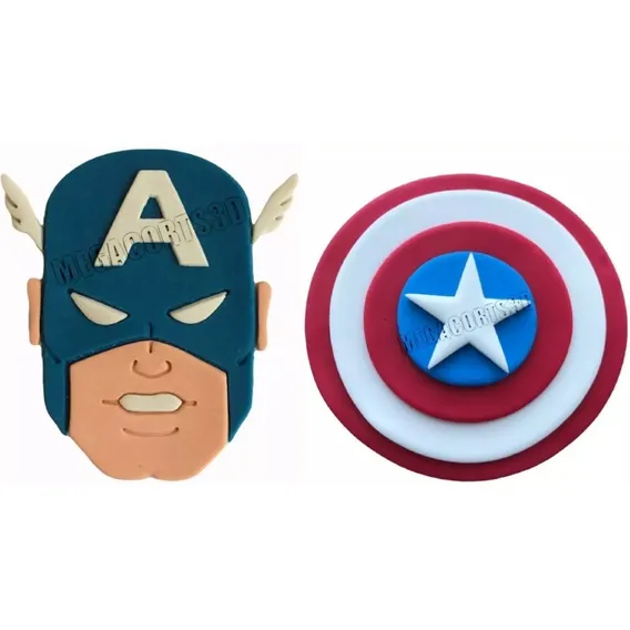 Cortador Modualdo -capitão America + Escudo Foto 1