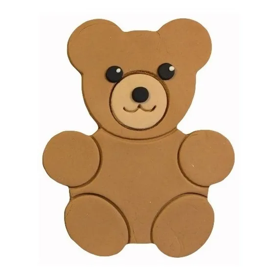 Cortador Modulado Para Pasta Americana- Urso De PelĂșcia Foto 1