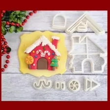 Cortador Natal - Casa Casinha Ginger 7cm Foto mini 2