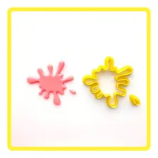 Cortador Slime Tinta Para Pasta Americana Biscuit -5cm Foto mini 1