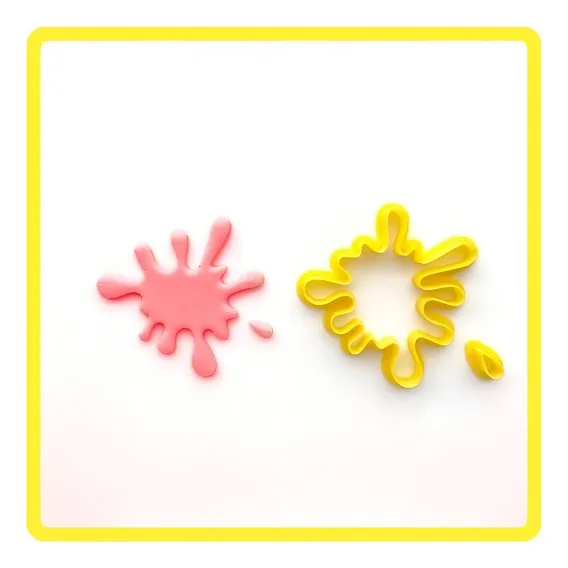Cortador Slime Tinta Para Pasta Americana Biscuit -5cm Foto 1