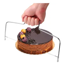 Cortador/fatiador/nivelador Para Bolo Em Aço Inox 39cm Foto mini 4