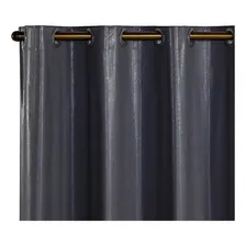 Cortina Blackout 2,00x2,30 Quarto Pvc Prata Varão Incluso Foto mini 1