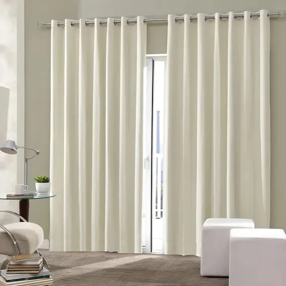 Cortina Blackout 400x250 Corta Luz Colors | Admirare Cor Bege Foto 1