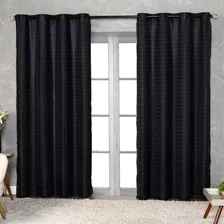 Cortina Blackout Bellissima Casa Medida 230 cm x 280 cm Cor preta Foto mini 4