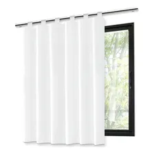 Cortina Blackout Branca Trilho 140x140cm Foto mini 1