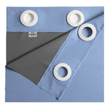 Cortina Blackout Cortina De Pvc 2,80m (larg) X 2,00m (alt) Cor Azul Foto mini 3